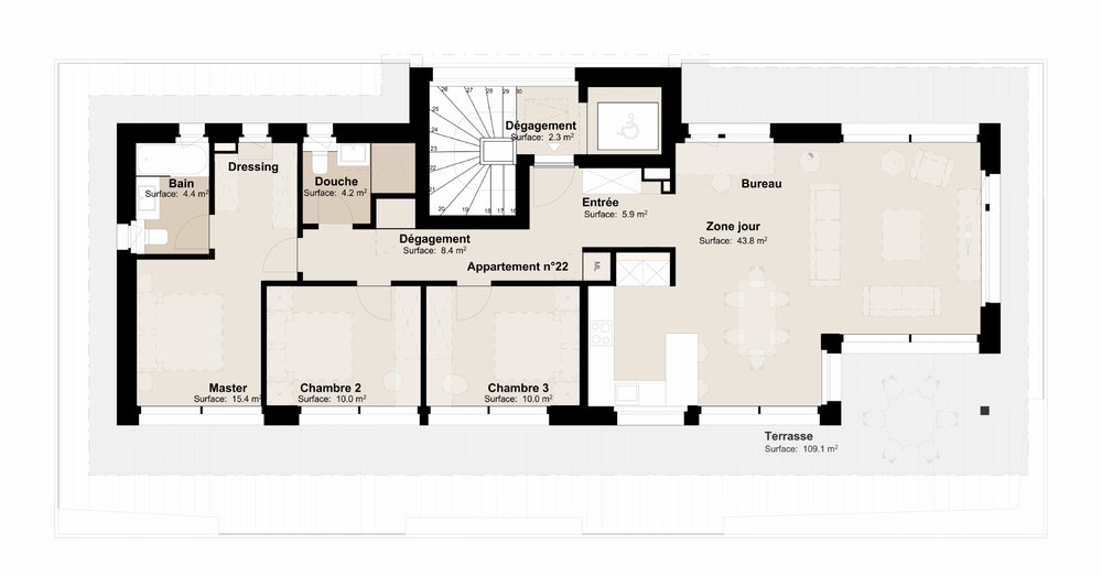 Plan du lot 22